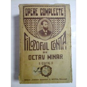 Opere complete - FILOZOFUL CONTA -  de OCTAV MINAR